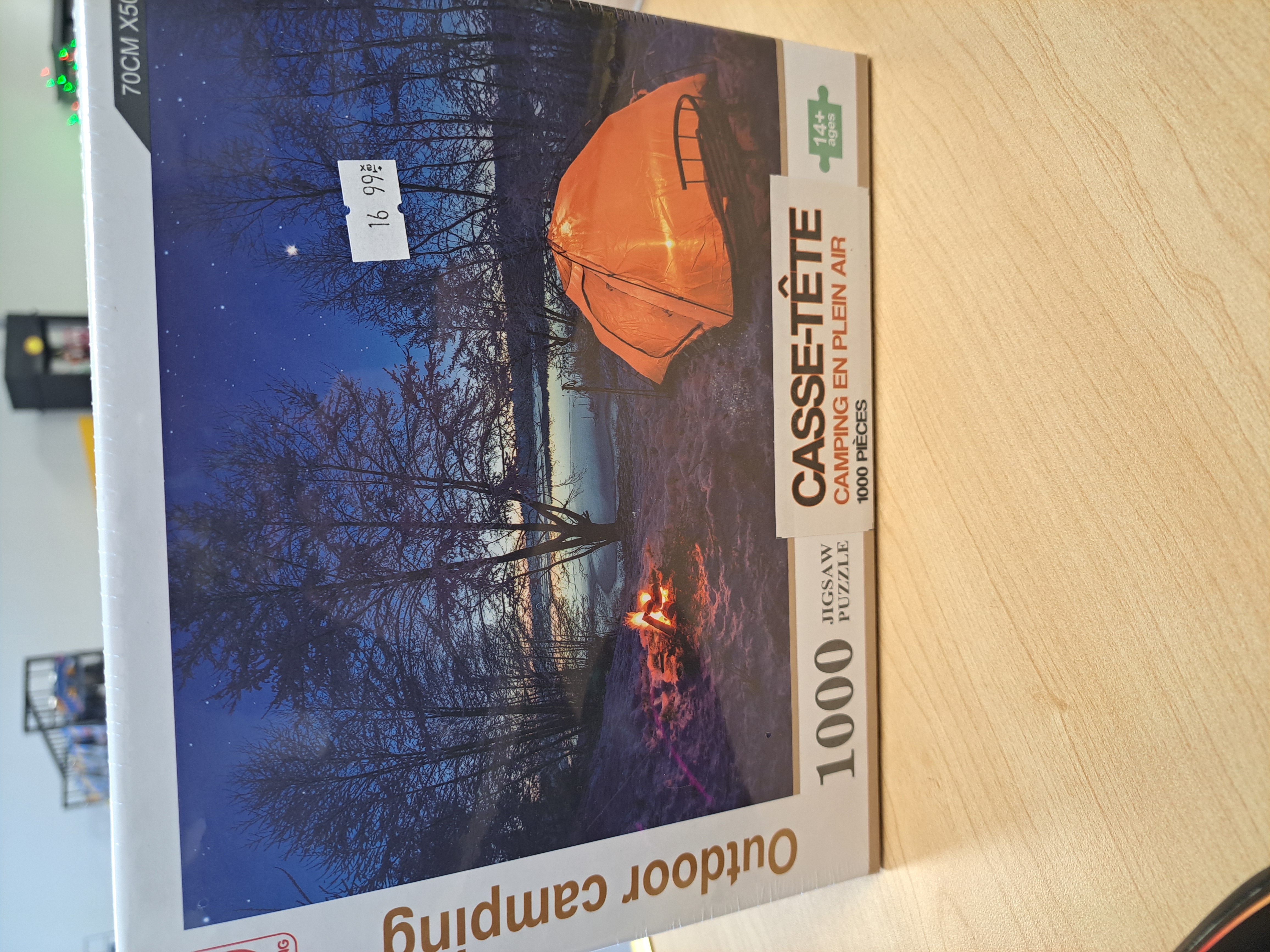 Camping en plein air casse-tête 1000 morceaux